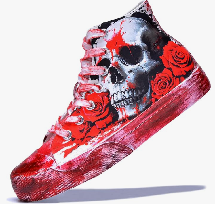 custom painted shoes